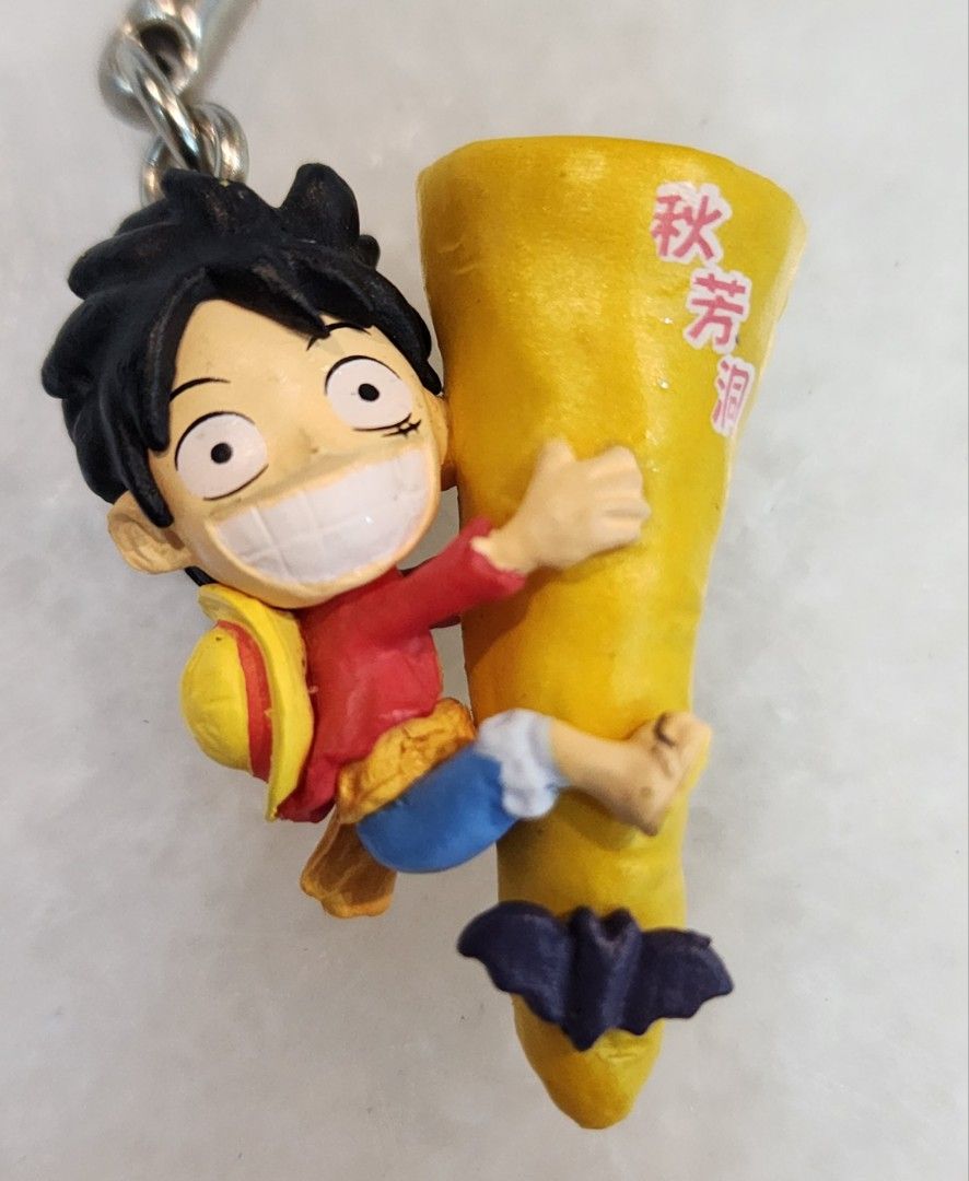 One Piece Luffy Climbing Charm / Keychain (Category: Character Goods) located in Pasig City. Submitted by devians_online_shop (Listing ID 1203874229, Image 1). Description: No known Issues, What you see is what you get..