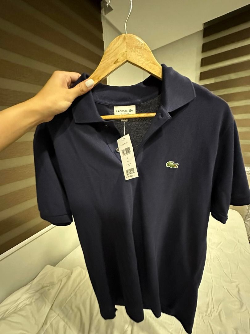 Polo bleu marine lacoste best sale