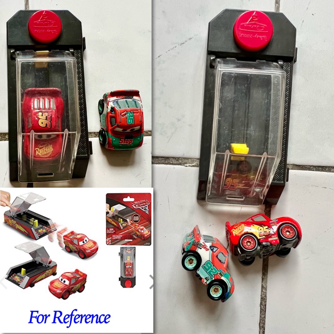 Original Mattel Disney Pixas Cars Mini Racer Lightning McQueen with ...