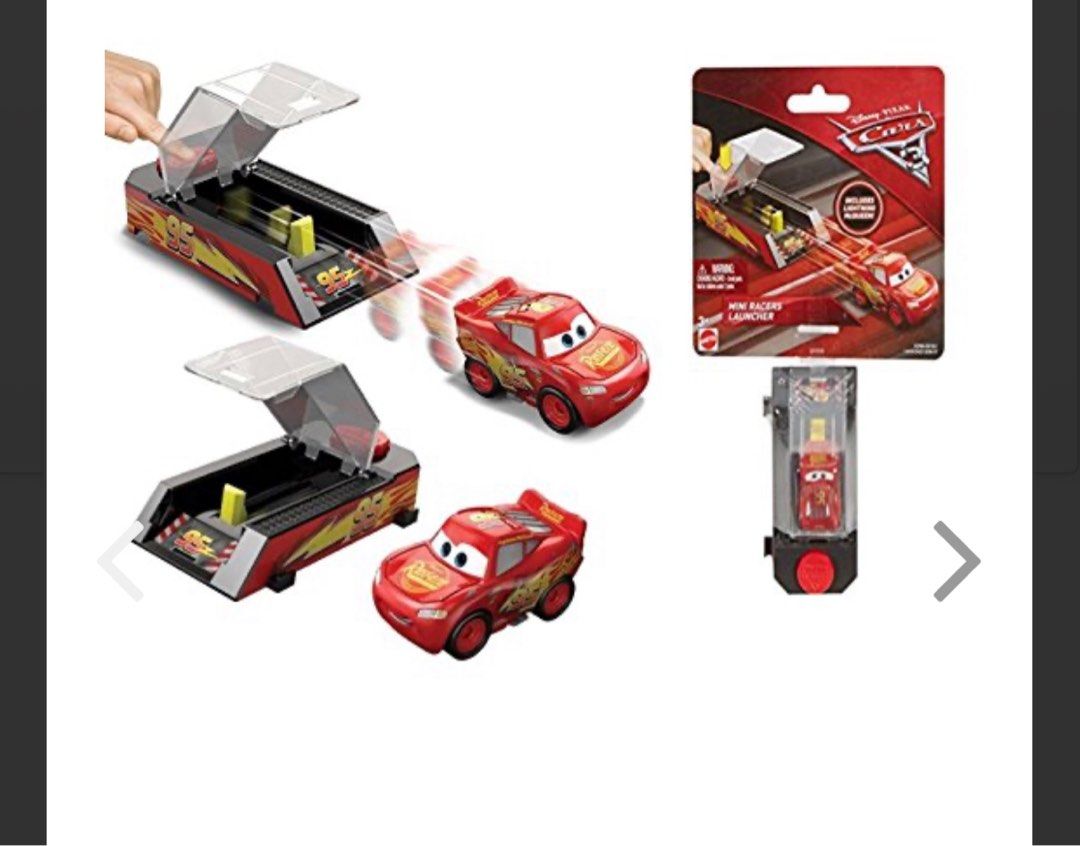 Original Mattel Disney Pixas Cars Mini Racer Lightning McQueen with ...