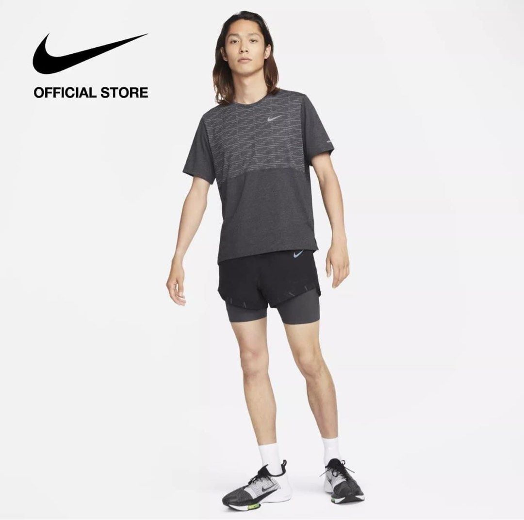 (ORIGINAL) Nike Dri-FIT Run (Medium) (Category: Activewear) located in Las Pinas. Submitted by iesiley (Listing ID 1203869473, Image 2). Description: LIGHT AND MOBILE. Take on your daily route with the Nike Dri-FIT Miler Top.It offers lightweight performance and mobility for the entry-level runner.This product is made from at least 50% recycled polyester fibres. Ventilated Flow All-new materials made from crimped yarn create airflow to help keep 