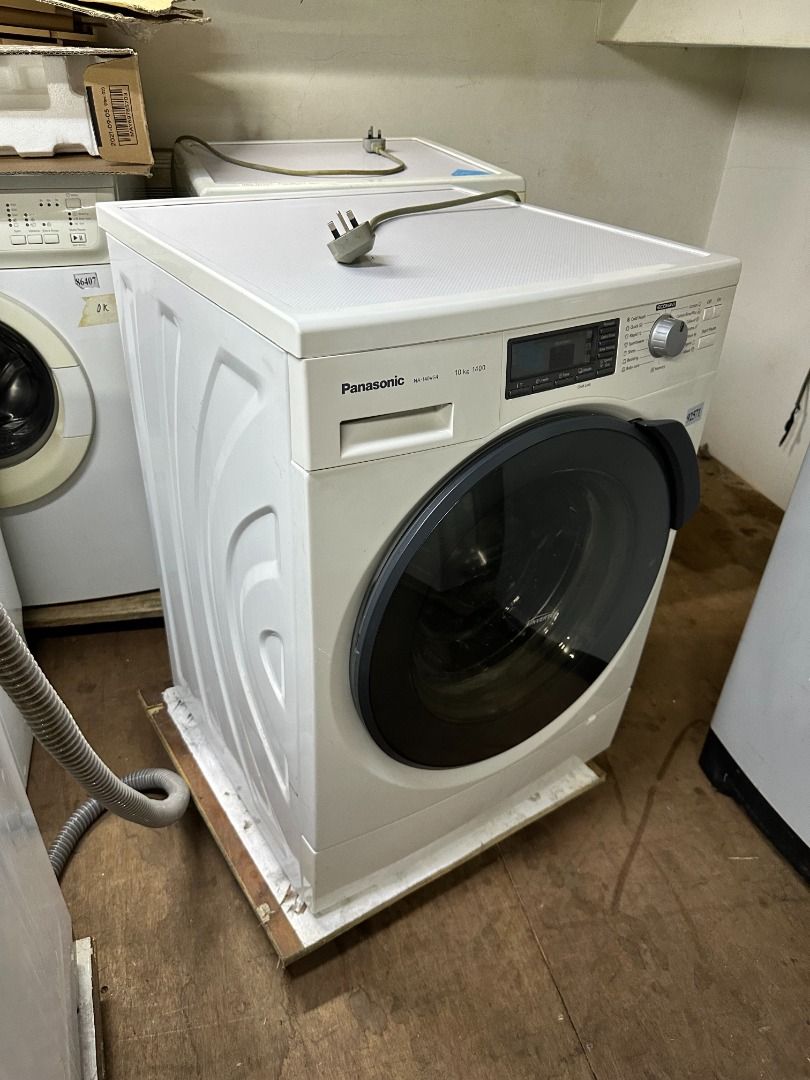 Panasonic 10KG FrontLoader Washing Machine NA140VG4 (92571), TV