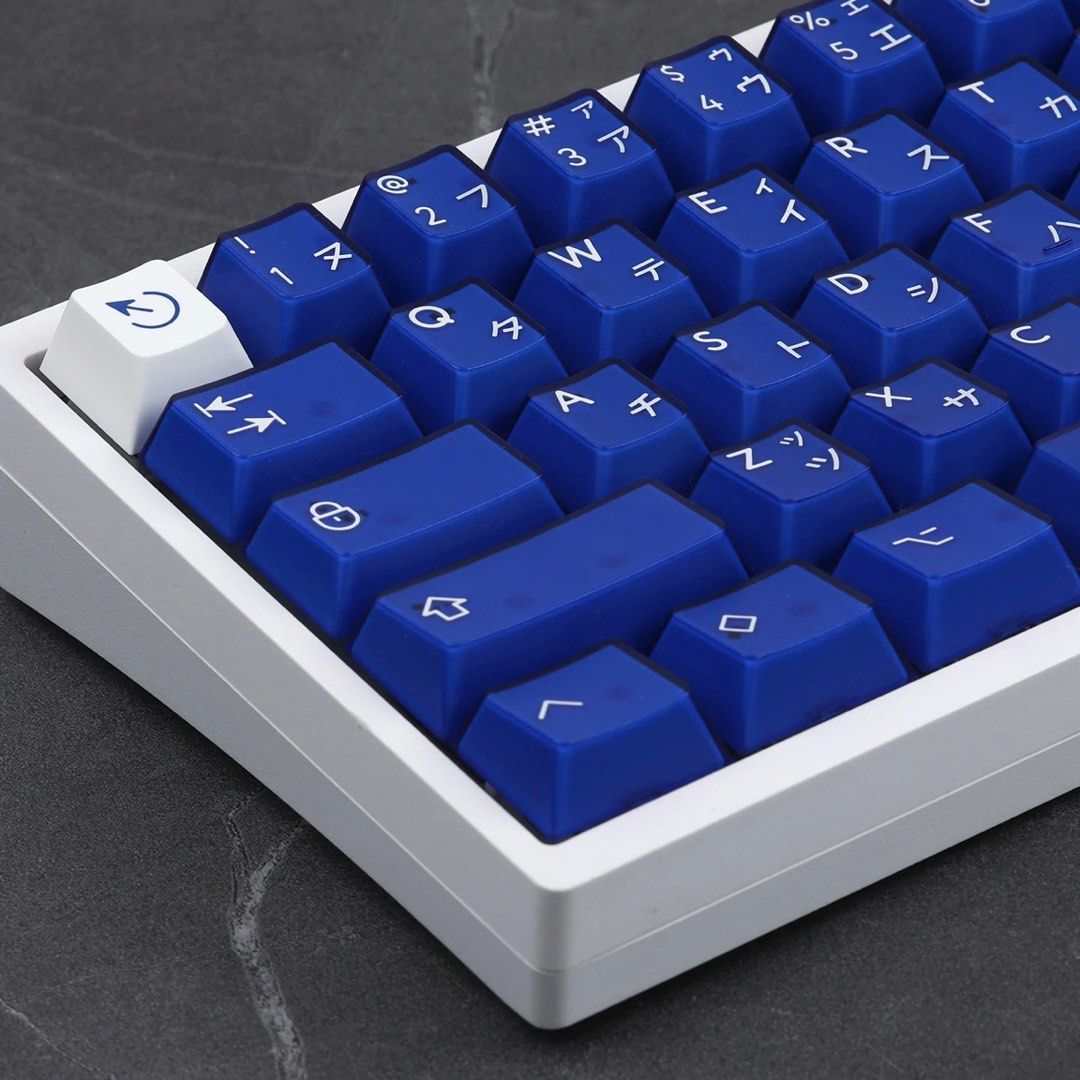 PBTfans Klein Blue ABS Keycap Base Kit Latin Alphas, Computers & Tech