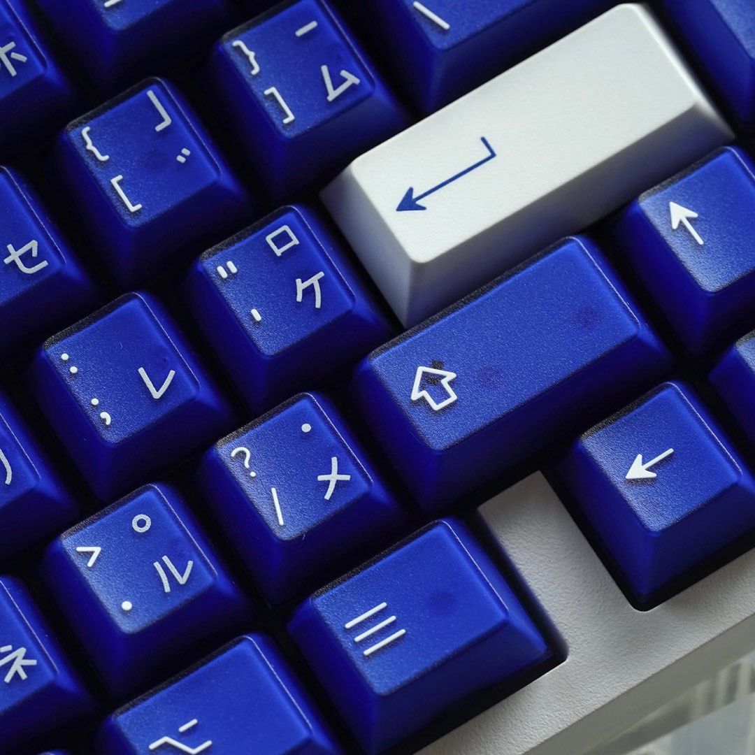 PBTfans Klein Blue ABS Keycap Base Kit Latin Alphas, Computers & Tech