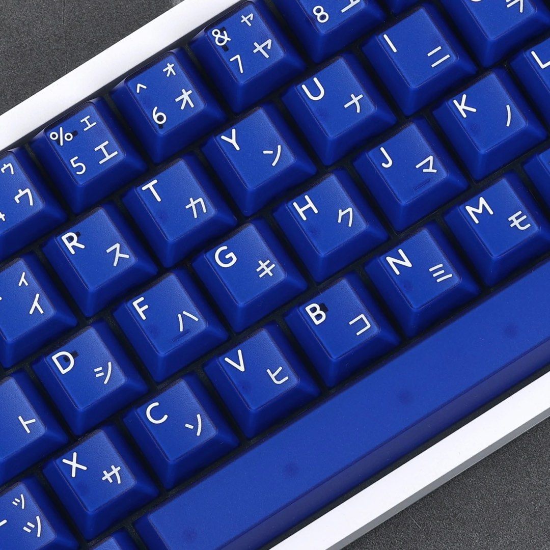 PBTfans Klein Blue ABS Keycap Base Kit Latin Alphas, Computers & Tech