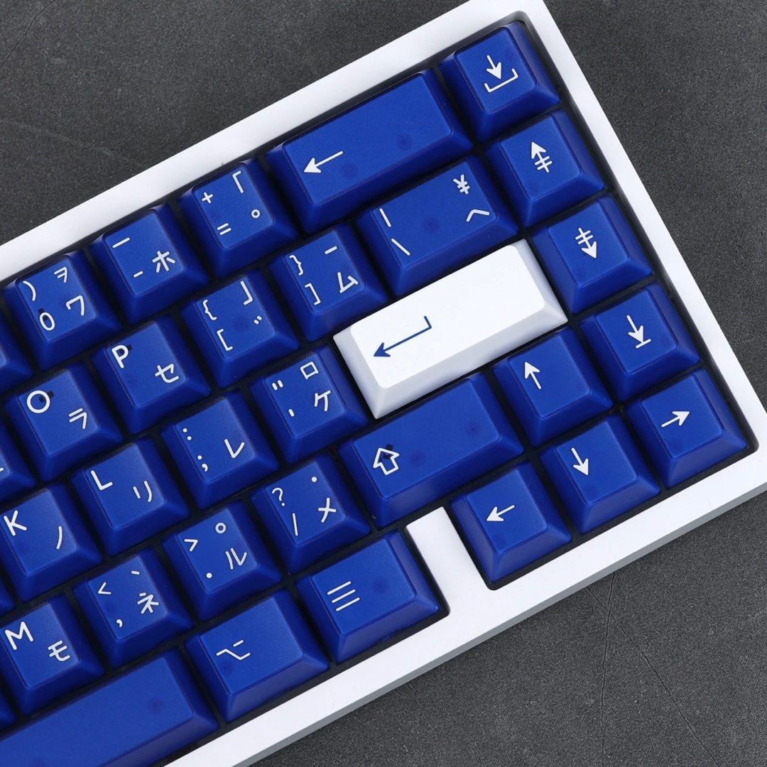 PBTfans Klein Blue ABS Keycap Base Kit Latin Alphas, Computers & Tech