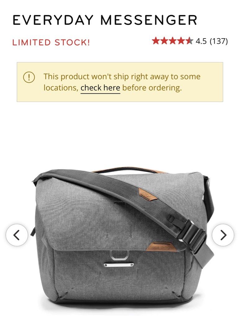 Peak Design Everyday Messenger V2 13L Photography Photography