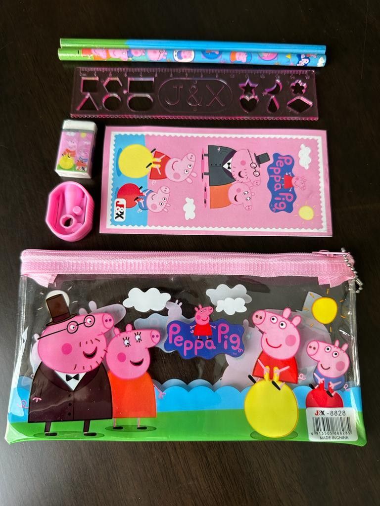peppa pig stationary set back to school pencil case piggy pencil case 7