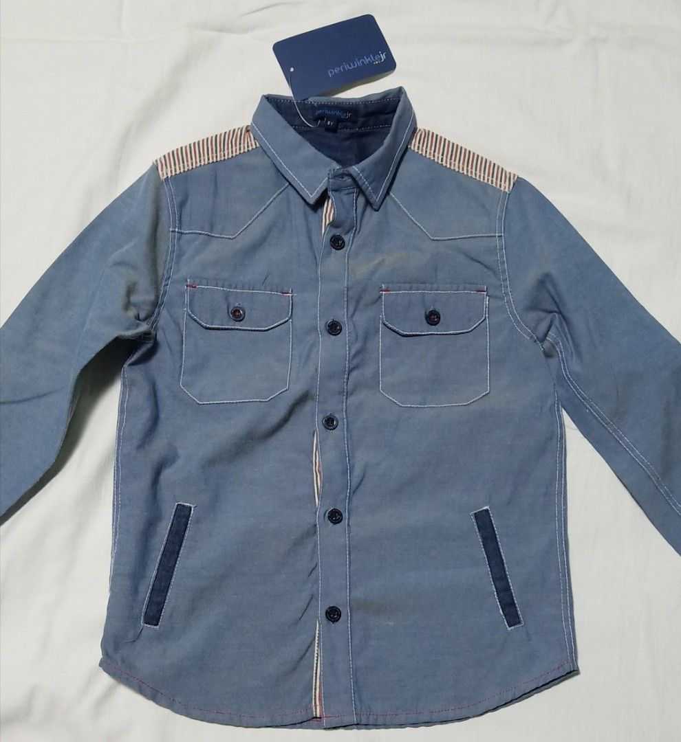 Periwinkle long sleeve polo (Category: Babies & Kids Fashion) located in Quezon City. Submitted by iganda (Listing ID 1203873787, Image 1). Description: .