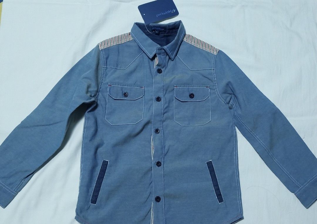 Periwinkle long sleeve polo (Category: Babies & Kids Fashion) located in Quezon City. Submitted by iganda (Listing ID 1203873787, Image 2). Description: .