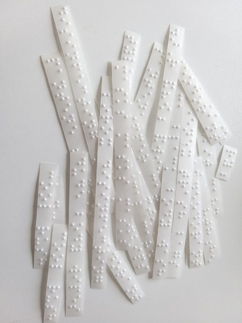 Personalised Braille labels and greetings cards for blind and visually impaired, Hobbies & Toys