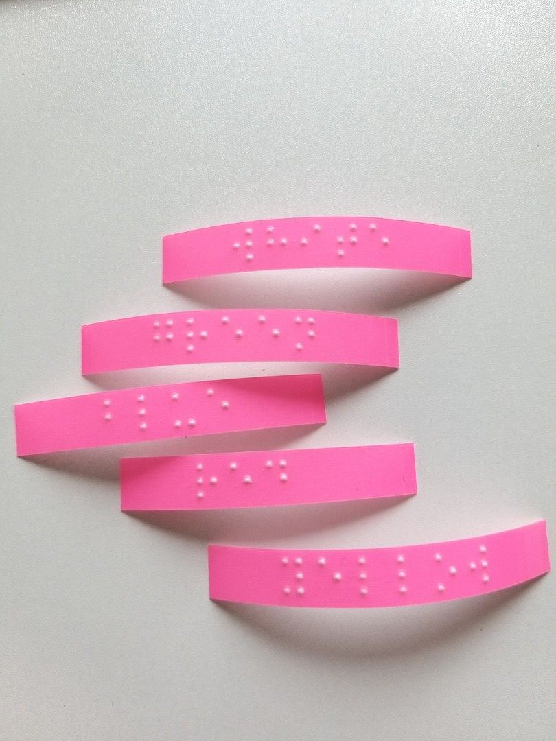 Personalised Braille labels and greetings cards for blind and visually impaired, Hobbies & Toys