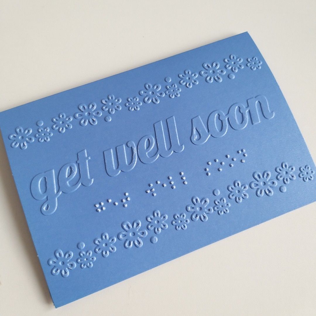 Personalised Braille labels and greetings cards for blind and visually impaired, Hobbies & Toys