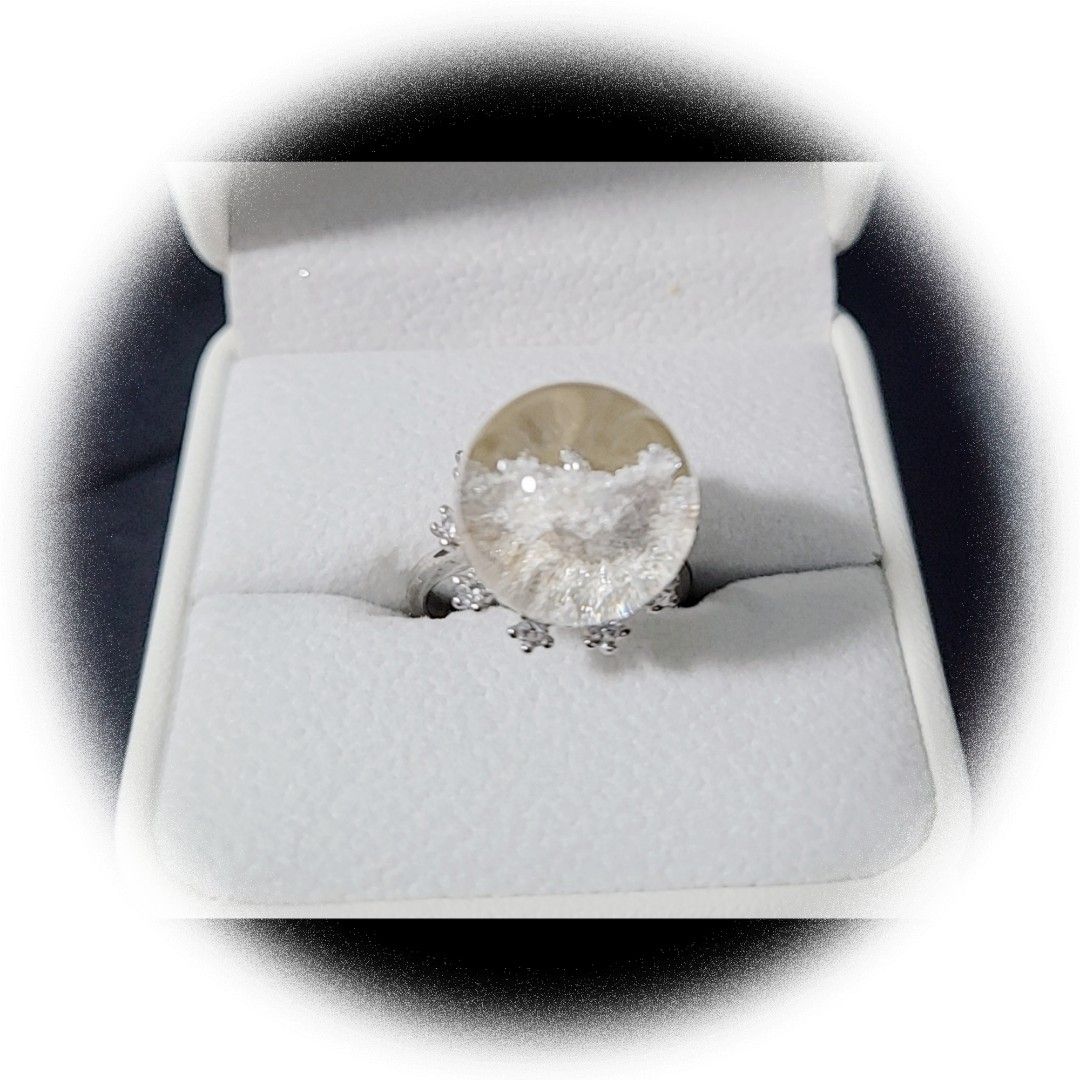 Quartz crystal new arrivals ring