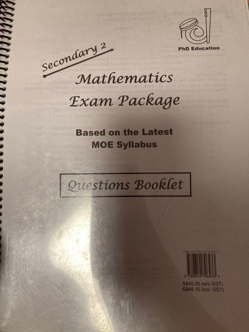 PhD O level mathematics paper, Hobbies & Toys, Books & Magazines ...