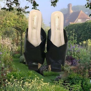 Plus Size Black Slip Ons