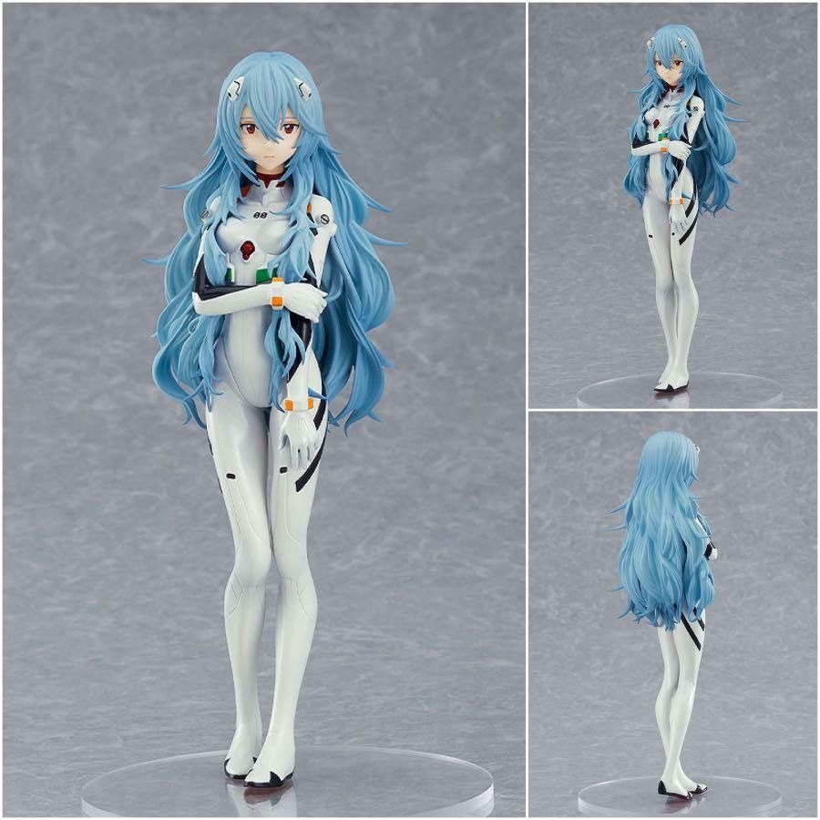 Good Smile Company Rebuild of Evangelion: Rei Ayanami (Long Hair Ver.) Pop Up Parade - Figura de Talla XL