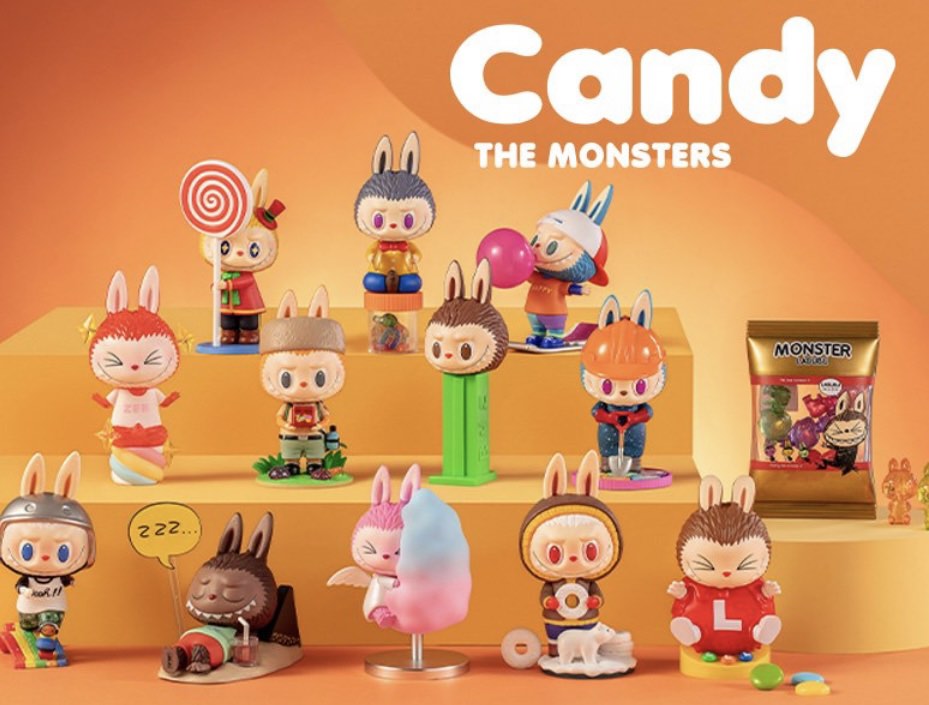 Popmart labubu the candy monsters gummy bear set, Hobbies & Toys, Toys
