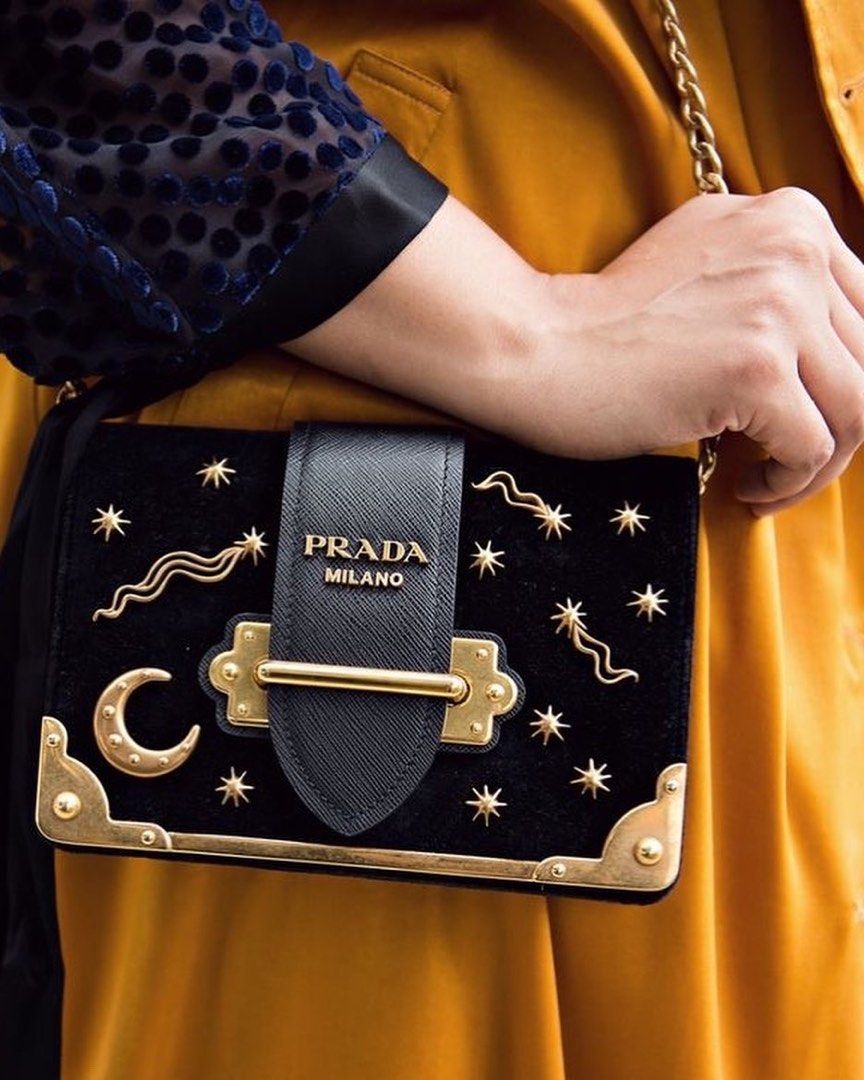 Prada cahier astrology bag, Luxury, Bags & Wallets on Carousell