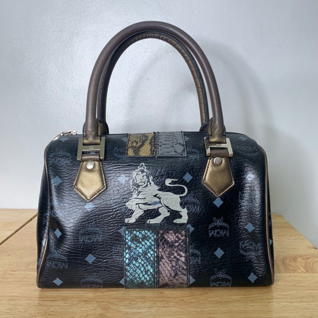 MCM princess lion doctor's bag, Luxury, Bags & Wallets on Carousell
