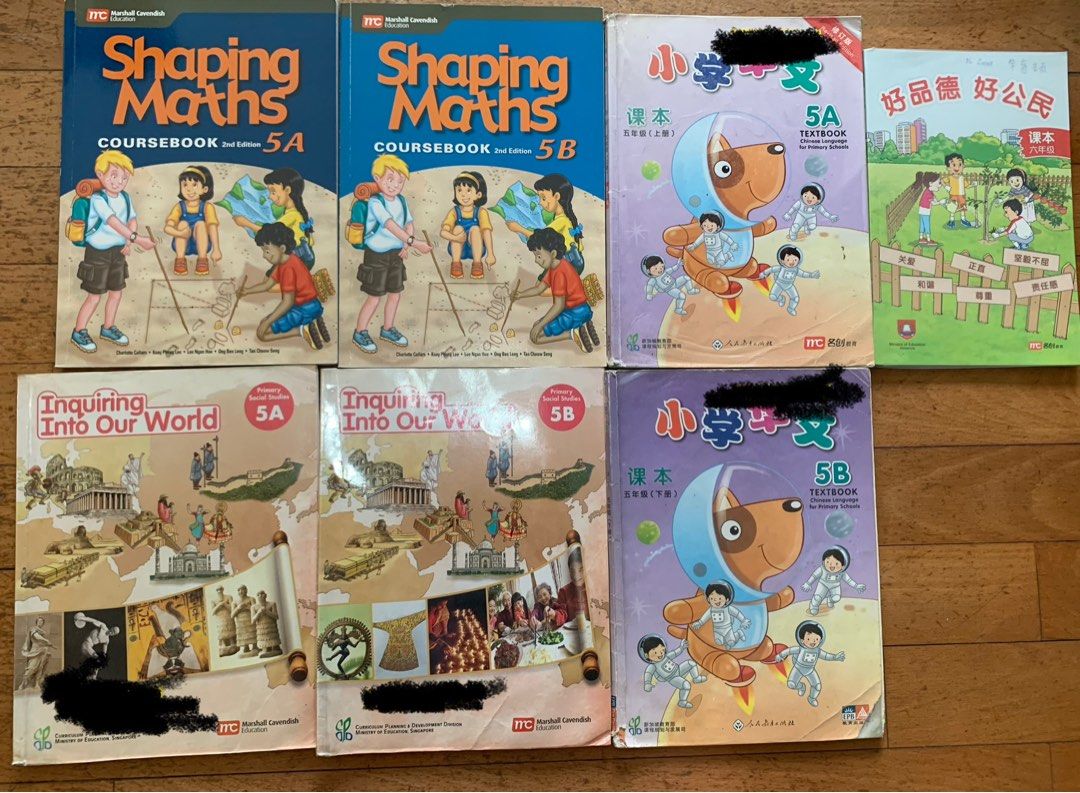 Primary 4 textbooks primary 5, Hobbies & Toys, Books & Magazines ...