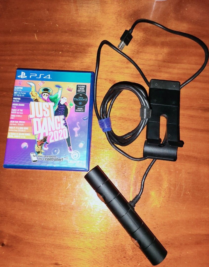 PS4 Camera V2 with Just Dance, Video Gaming, Video Games, PlayStation