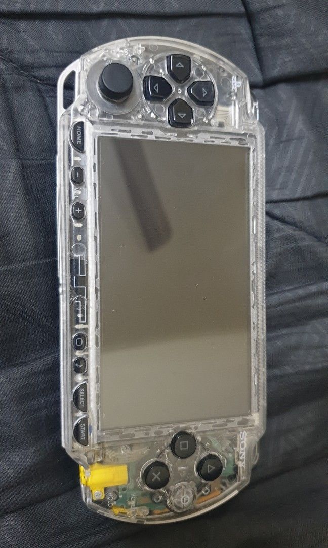 PSP 1000 (Modded IPS Screen + Clear Shell), Video Gaming, Video Game