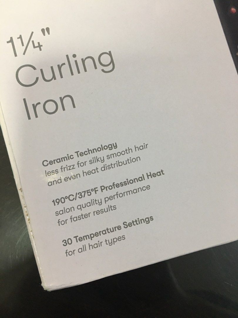 Quo Beauty Conair Curling Iron 1.25 in, Beauty & Personal Care, Hair on