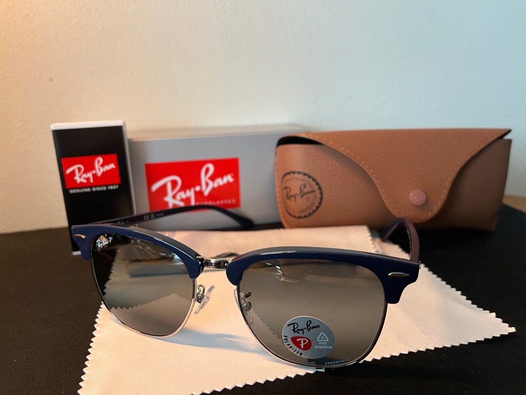 Ray-Ban 0RB3016F ClubMaster (Polarized), Men's Fashion, Watches &  Accessories, Sunglasses & Eyewear on Carousell