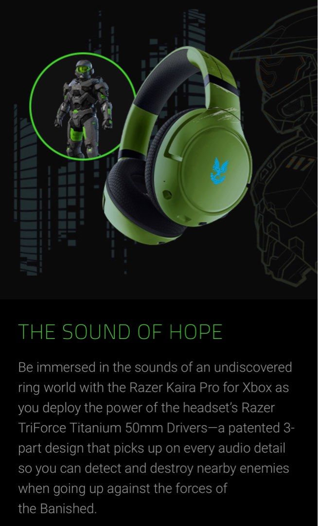 Razer Halo Kaiser Pro, Audio, Headphones & Headsets on Carousell