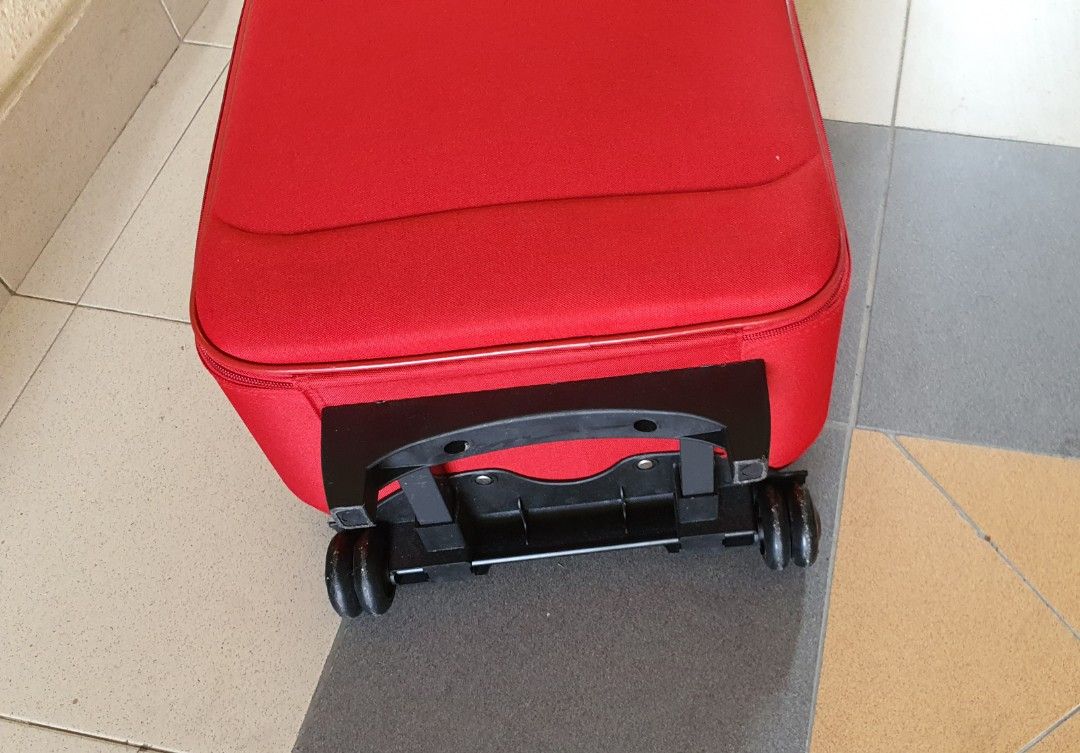 2-wheeled-red-cabin-luggage-hobbies-toys-travel-luggage-on-carousell