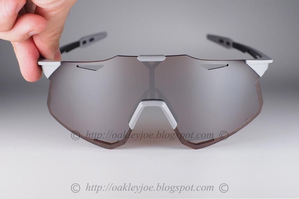 Ride 100% Percent Hypercraft matte stone grey hiper silver mirror