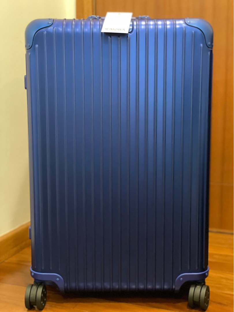 Rimowa Topas Marine Blue 86L, Hobbies & Toys, Travel, Luggage on 