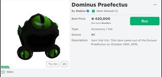 Affordable roblox dominus For Sale, Others