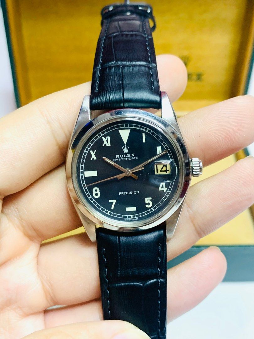 ROLEX Oyster Date 6694 Precision California Dial 34mm Watch
