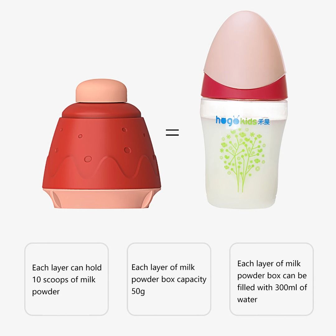 [SG Ready Stock] Formula Dispenser 3 Tier Stackable Milk Powder
