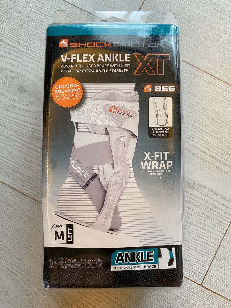 Shock doctor vflex ankle XT, Health & Nutrition, Braces, Support