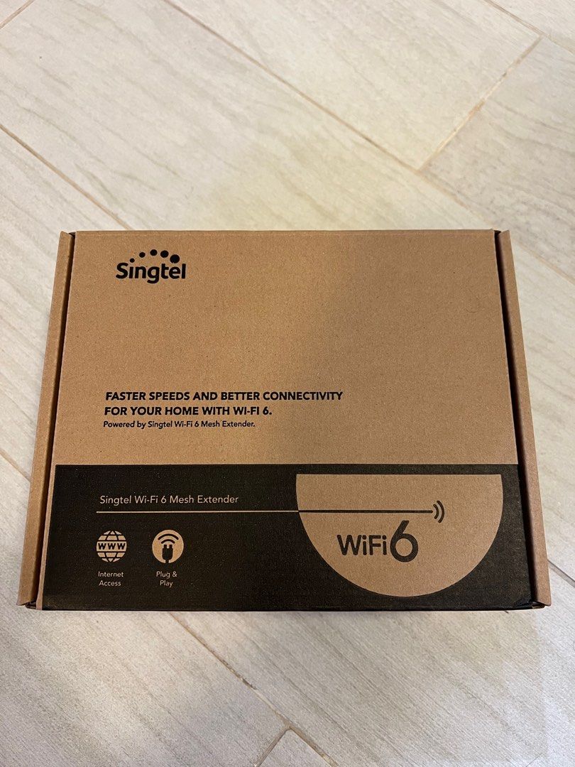 SingTel mesh access point WiFi 6, Computers & Tech, Parts & Accessories ...