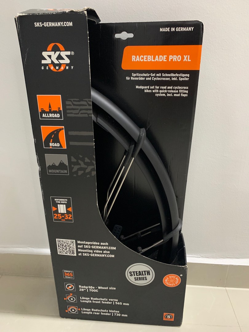 SKS GERMANY - raceblade pro black mat
