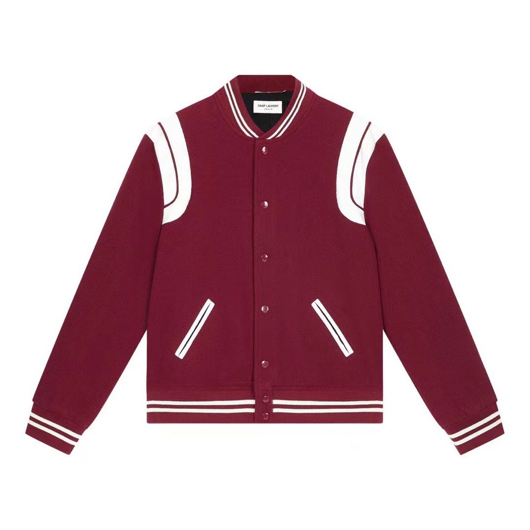 slp classic baseball jacket Men s Fashion Coats Jackets and