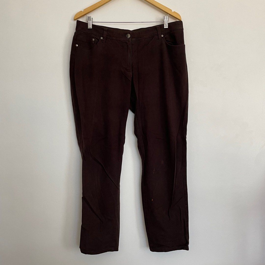 So Slimming by Chico's Brown Pants, Men's Fashion, Bottoms, Jeans on  Carousell