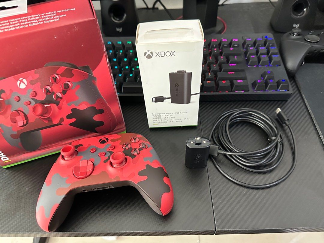 special edition xbox controller & rechargeable battery, Video Gaming
