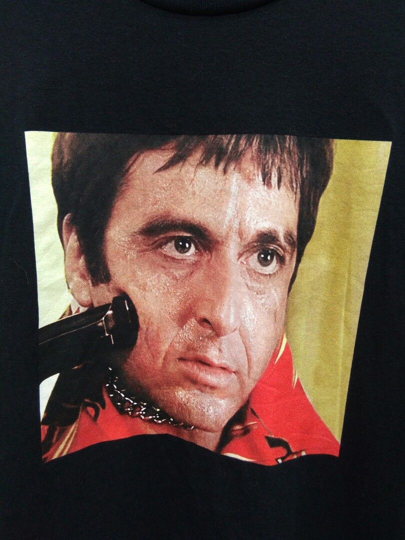 Supreme scarface outlet tee grey