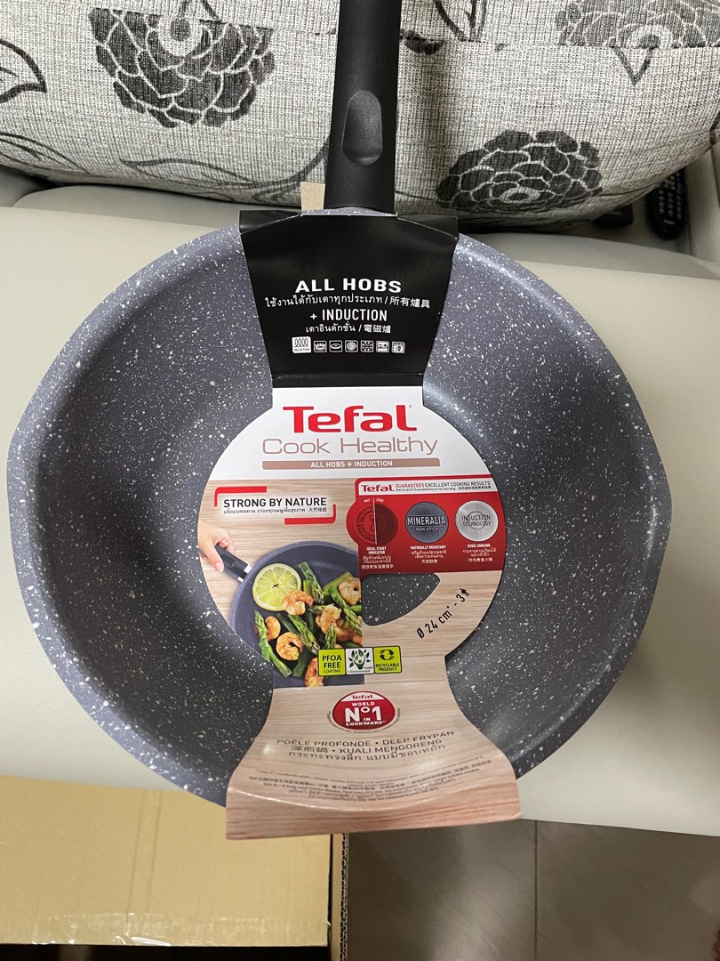 Tefal cook healthy 24cm frying pan, Furniture & Home Living
