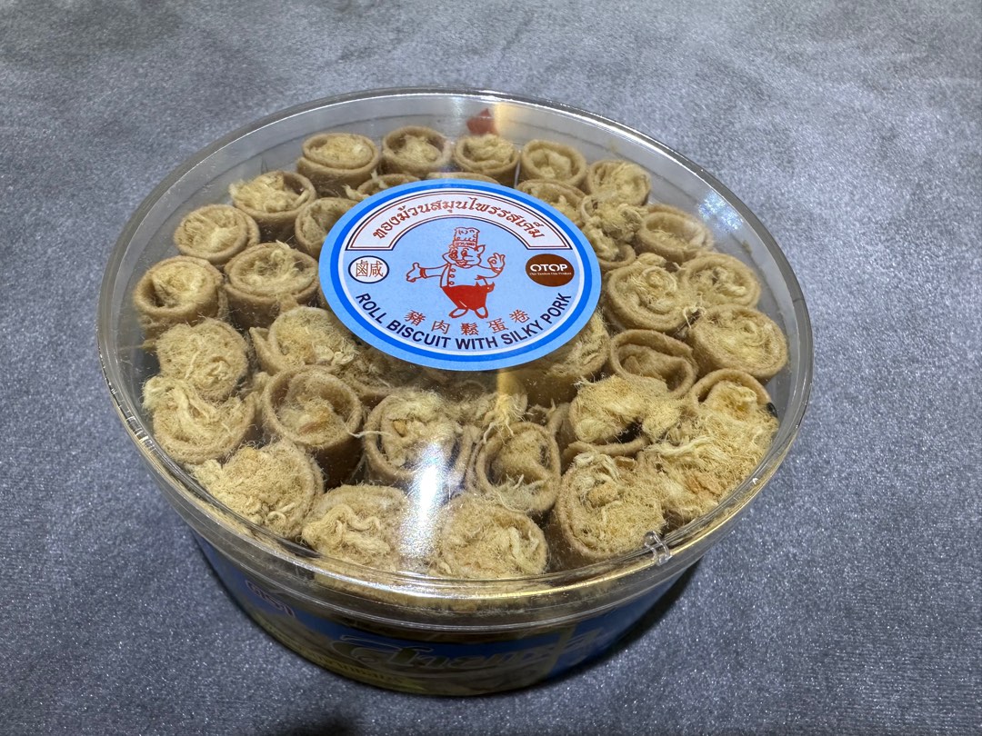 Thai pork floss crackers, Food & Drinks, Other Food & Drinks on Carousell