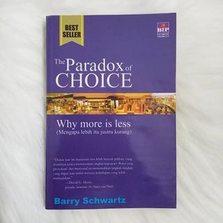 The Paradox of Choice Barry Schwartz Ori