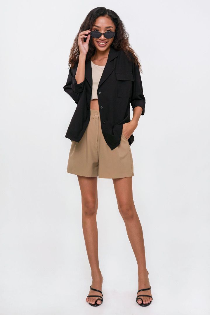 Lightweight cotton new arrivals blazer