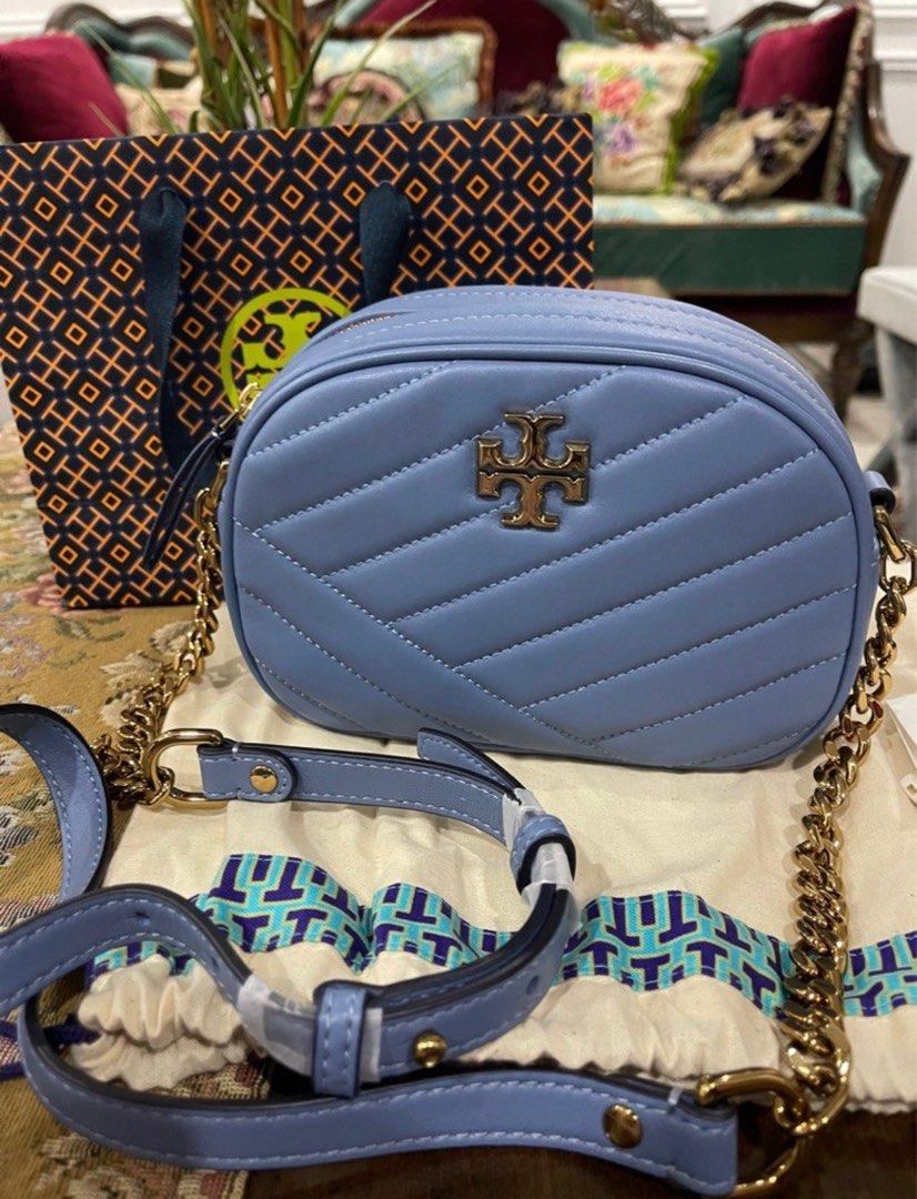 Tory Burch Kira Chevron Camera Bag, Women's Fashion, Bags & Wallets, Cross-body  Bags on Carousell
