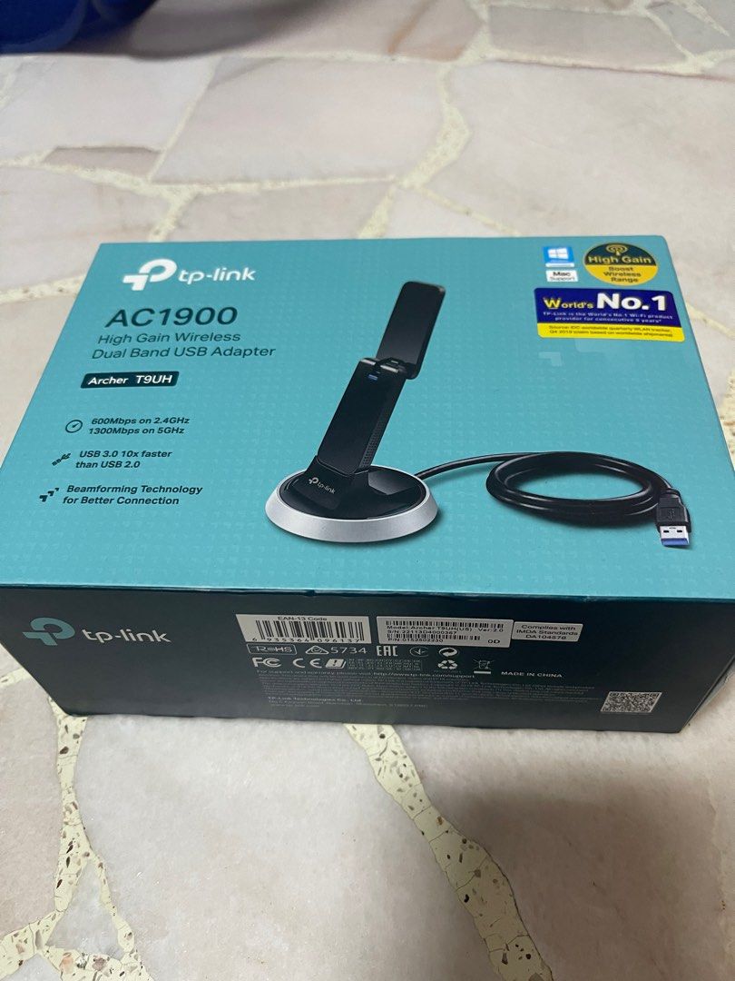 TpLink AC1900 Wireless Adaptor, Computers & Tech, Parts & Accessories