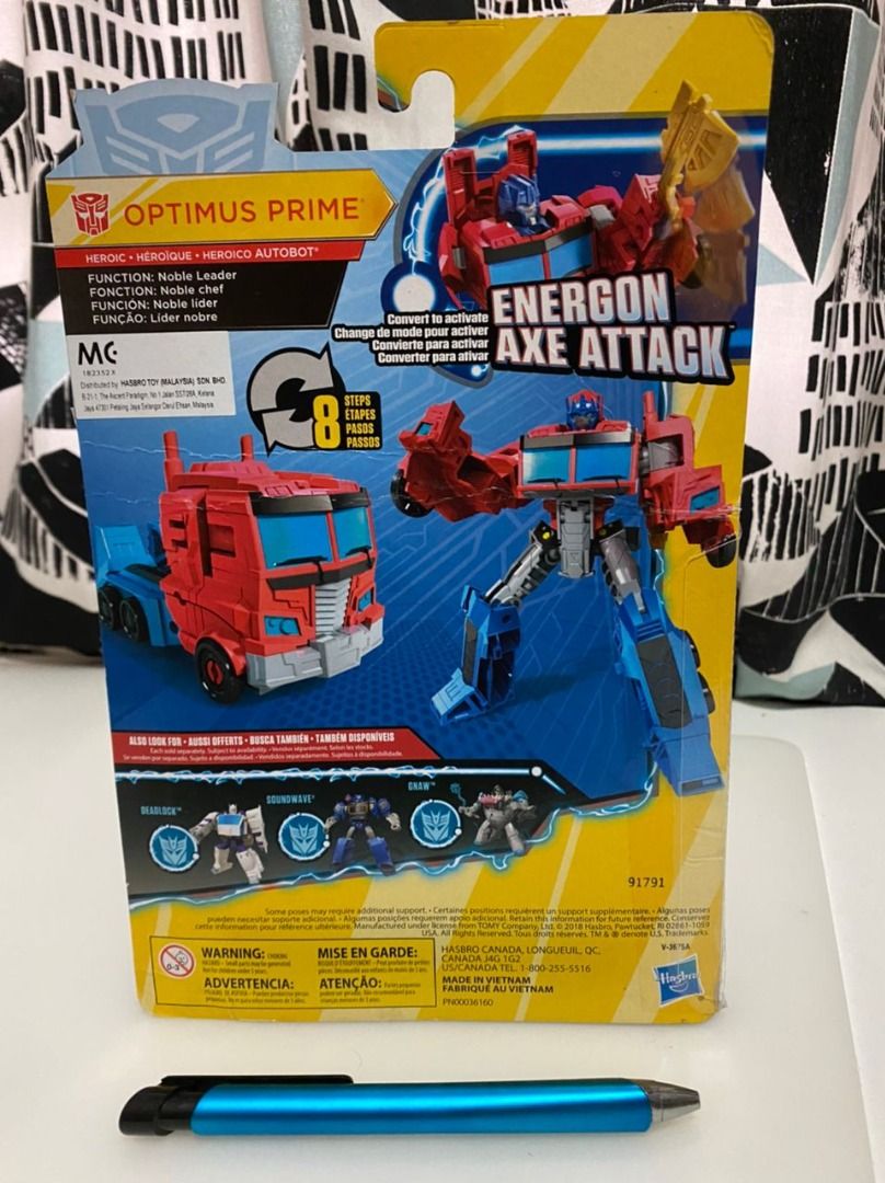 Transformers Toys Cyberverse Action Attackers Scout Class Optimus Prime Figura De Acción